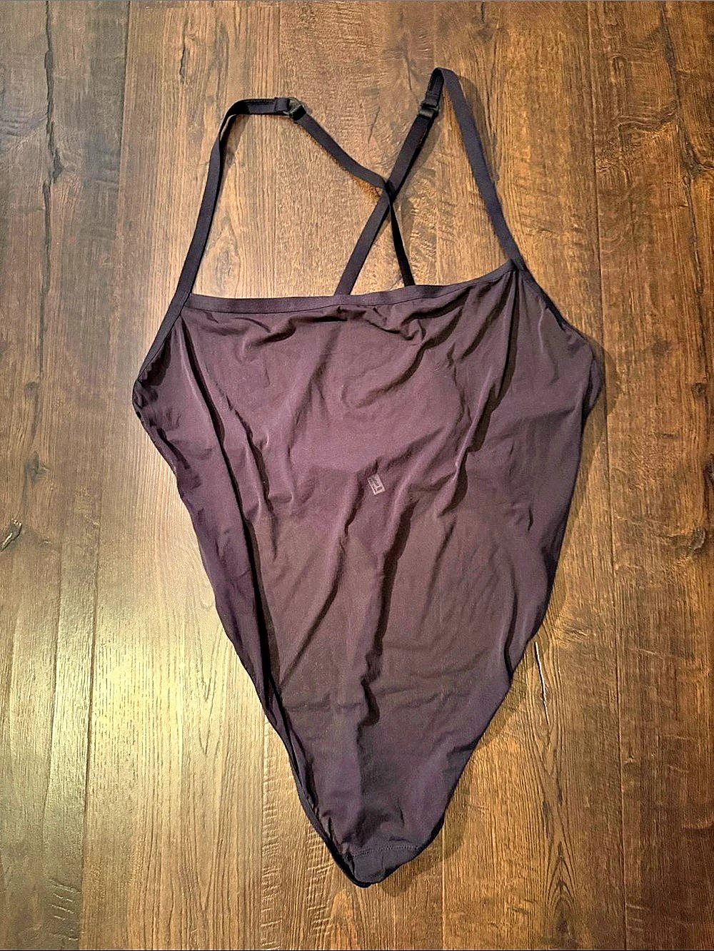 Aerie Smoothez Black Mesh Bodysuit NWOT